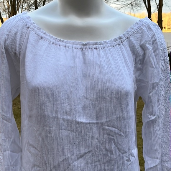 Sanctuary gauze blouse L - Picture 2 of 9